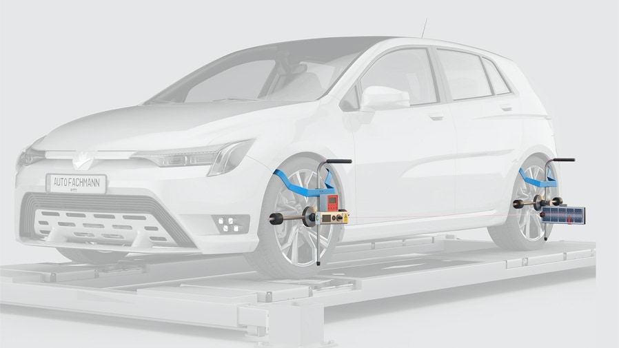 Achsvermessung optisch